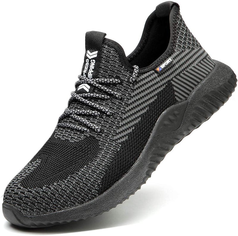 Drecage Steel Toe Safety Shoes for Women Men Work Shoes Industrial & Construction Sneakers Puncture Proof Lightweight Working Shoes - Image 1